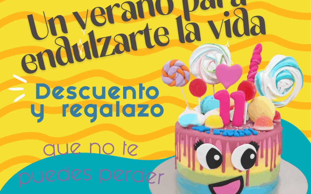 Este verano endúlzate la vida (y tu negocio repostero) con un 20% de descuento en mis cursos online