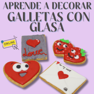 Curso Online: Galletas Decoradas con Glasa para San Valentín