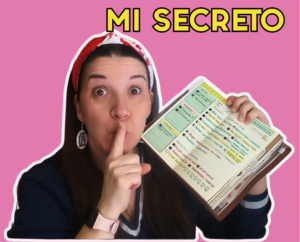 Mujer organizando agenda con código de colores según el Método GOM